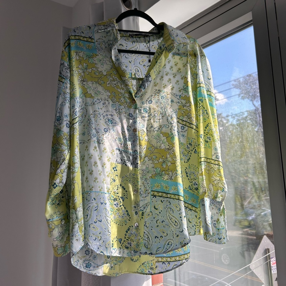 Zara floral Patterned Women's Top